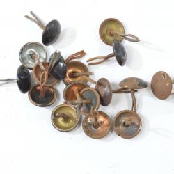 Rivet x 1 de casque Tchèque Tchécoslovaque VZ28 VZ30 VZ32 défense passive