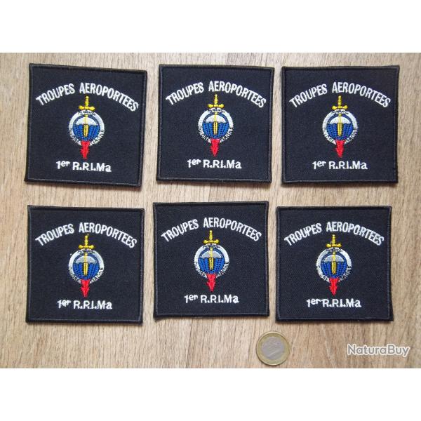 lot 6 écussons parachutistes insignes 1er RPIMA