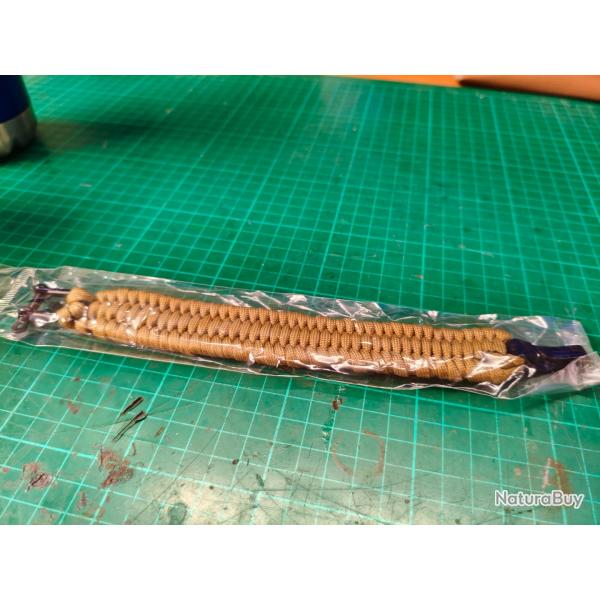 Bracelet paracorde TAN boucle mtal