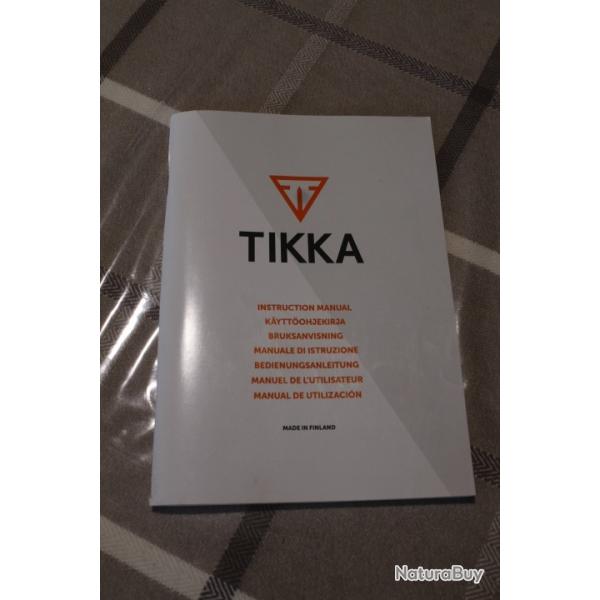 guide technique pour carabine TIKKA