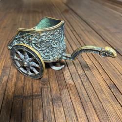CHAR ROMAIN DE GLADIATEUR A L'ANTIQUE BRONZE SIGNÉ MAX VERRIER