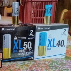 Lot de 37 cartouches Solognac en plombs n°2 Magnum et semi Magnum.