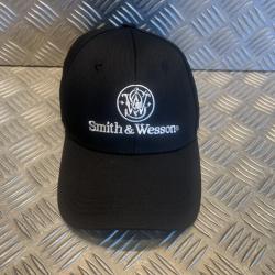 casquette noir smith et wesson taille unique ajustable