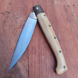 Grand Couteau SARDE RUJUT PATTADA Manche en Corne