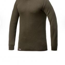 Woolpower crewneck 200 pull fin isolant thermique respirant mixte kaki