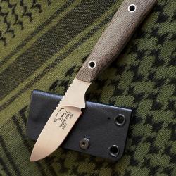 White River Knives SCOUT - Neck, S30VN, OG Green Micarta, Kydex