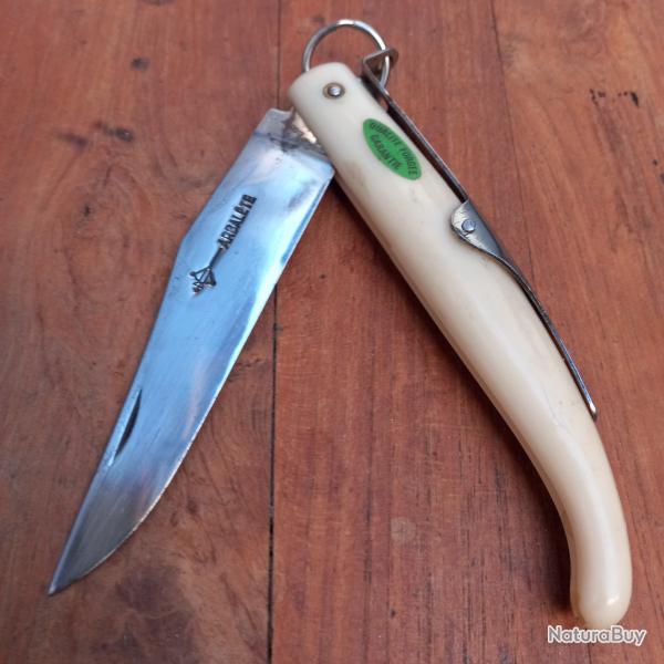 Grand Couteau à Palme ARBALETE Manche en ABS Ivoirine