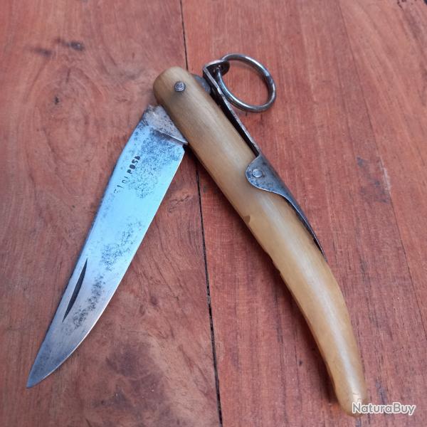 Joli Couteau à Palme BESSET 31 Manche en Corne