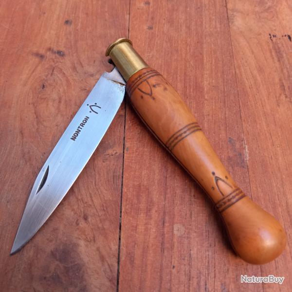 Joli Couteau Régional NONTRON BOULE Manche en Buis