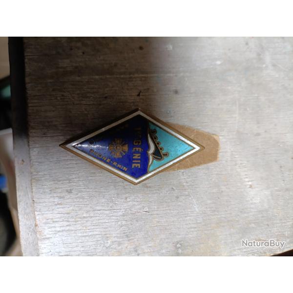 Insigne 1er genie rhone Rhin
