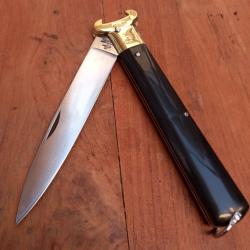 Grand Couteau CHASSEUR Italien A.FRARACCIO avec Poncetage Manche en ABS