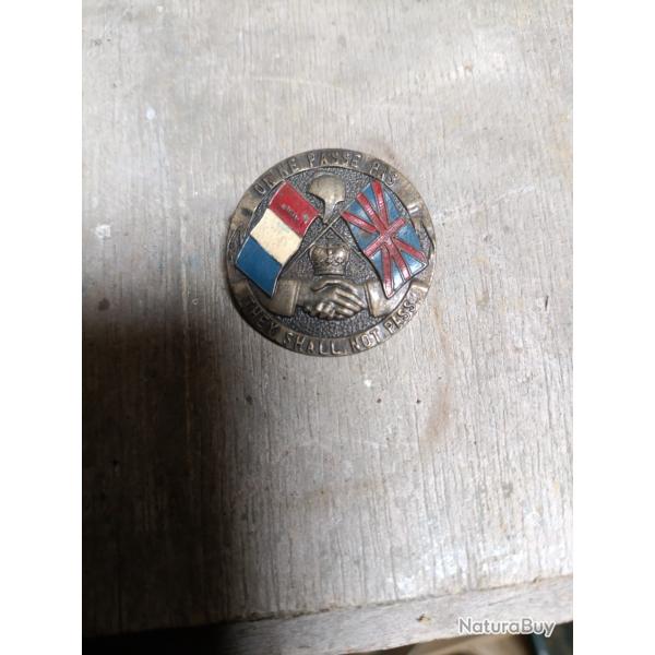 Insigne commmoratif de Verdun ww1