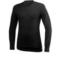 Woolpower crewneck 200 pull fin isolant thermique respirant mixte noir