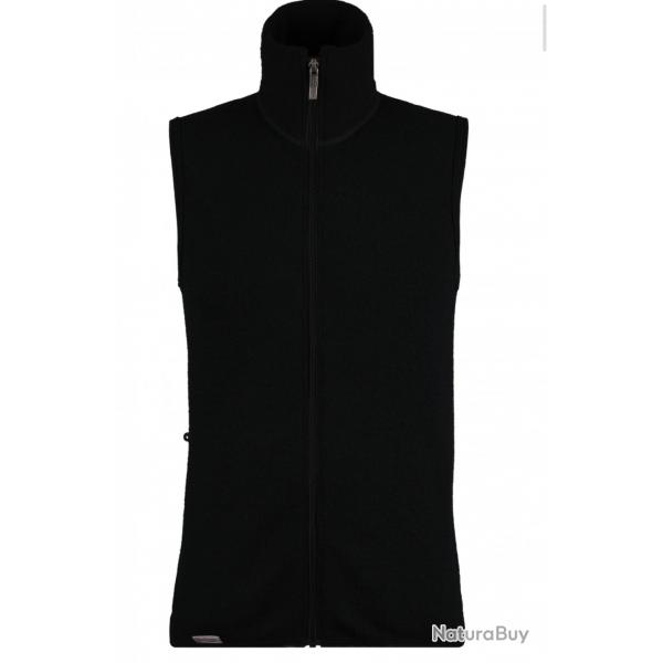 Woolpower Vest gilet 400 isolante thermique respirante sans manches mixte noire