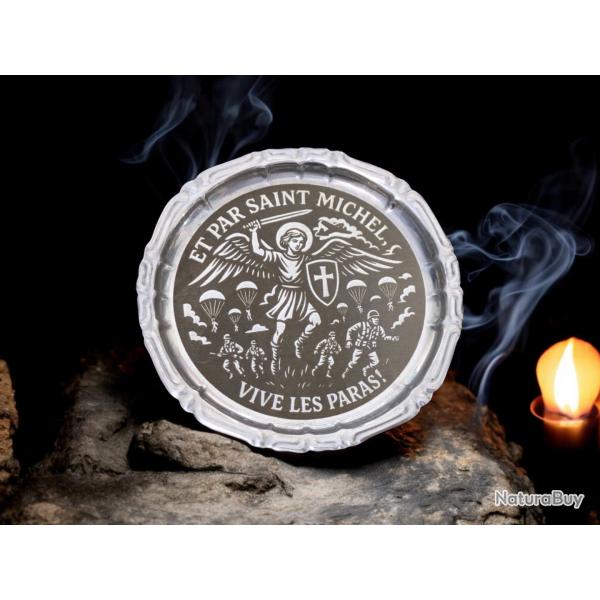 petite coupelle 9.5cm- Archange Saint-Michel & Parachutistes :Vive les Paras ! - militaire legion