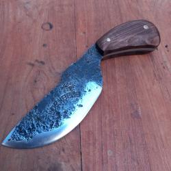 Gros Couteau Forgé Manche en Bois