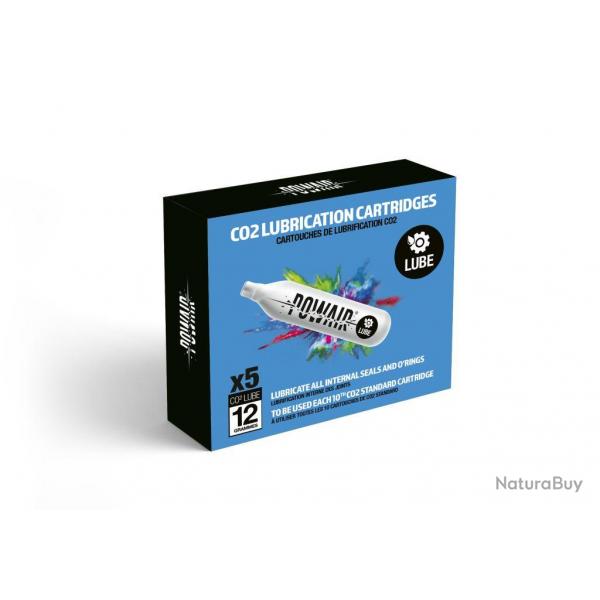 POWAIR - Cartouches CO2 12g Entretien (x5)
