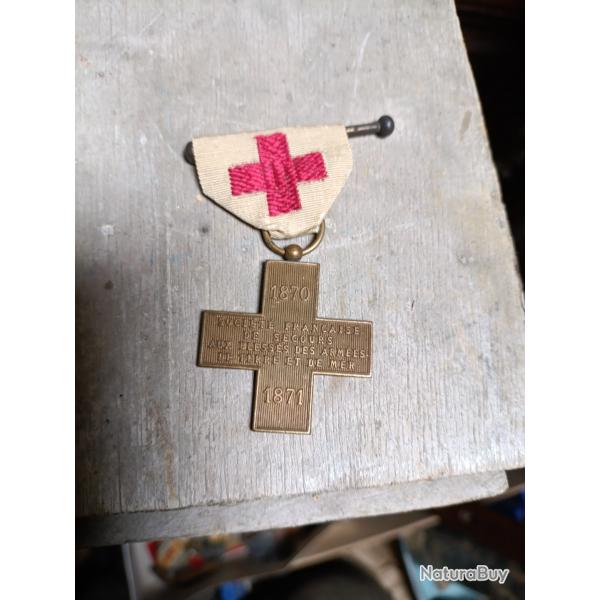 Mdaille croix rouge 1870-1871