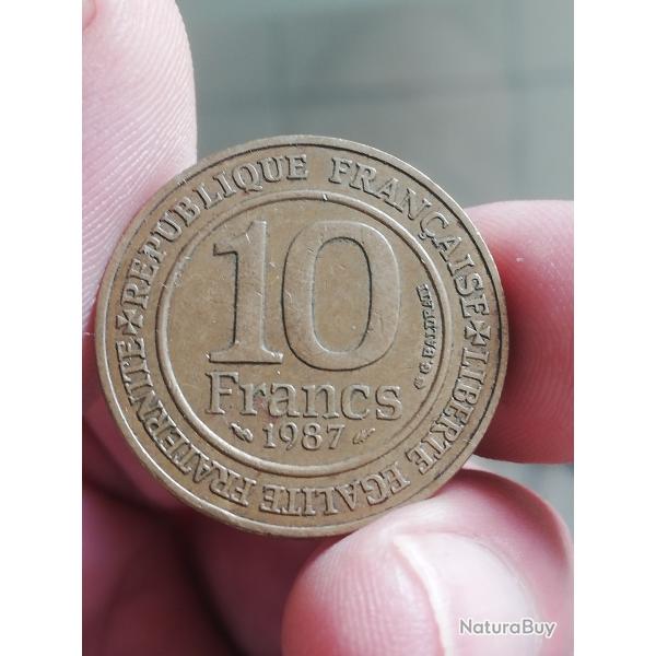 Piece 10francs 1987