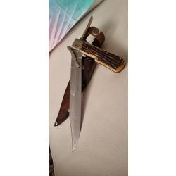 Splendide Dague de chasse a la d'Estaing St Étienne modèle déposé