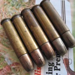 5 projectiles de calibre 351 WINCHESTER SL