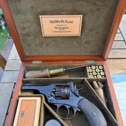 EXCEPTIONNEL COFFRET WEBLEY MK IV EN 455