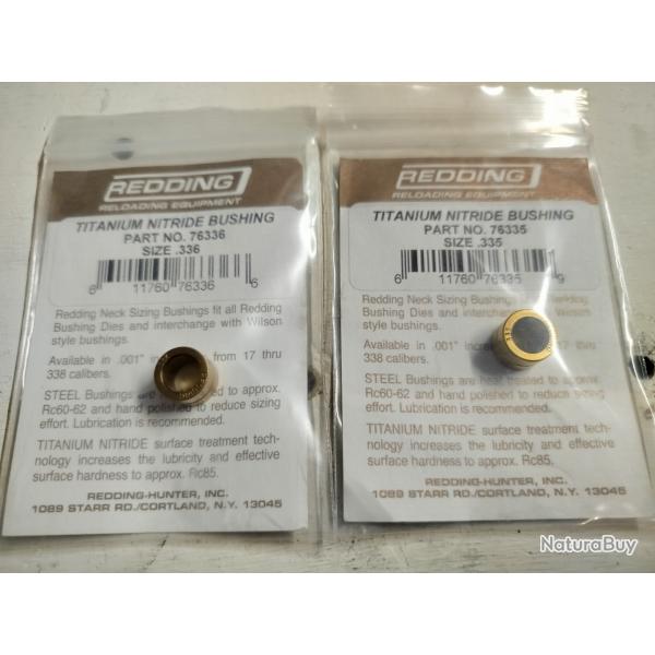 Bushing Redding titane.335 et .336
