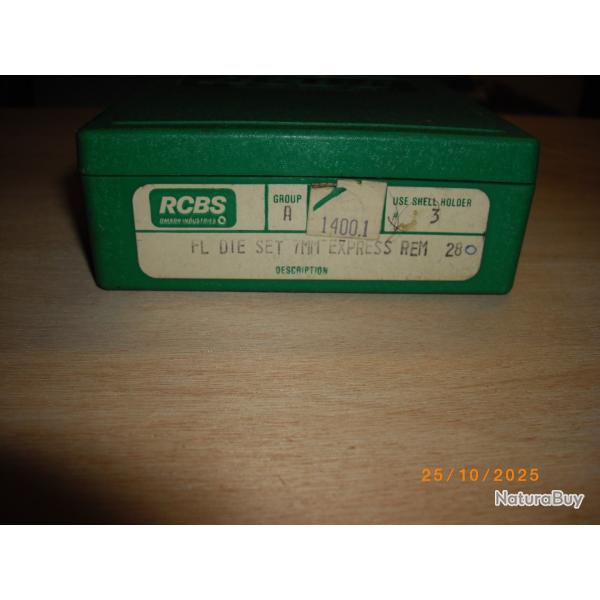 JEU D'OUTILS RCBS 7 mm express