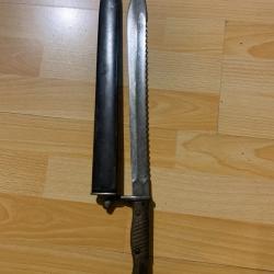 ww1 baionnette allemande dent de scie  militaria