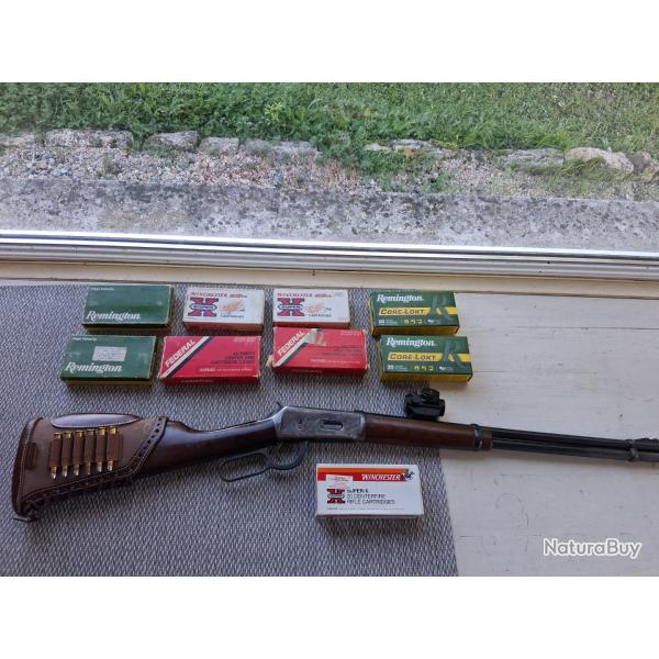 Carabine winchester 30x30 modele 94 de 1980 en trs  bon tat avec 180 munitions