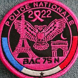 lot d'écussons octobre rose Police