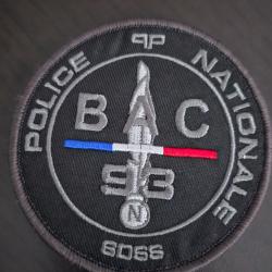 Écusson de collection BAC 93 N tissu