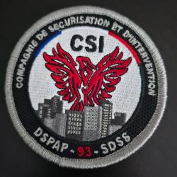 Écusson de collection CSI 93 tissu