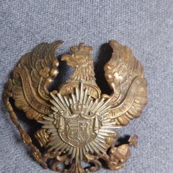 Rare plaque Oldenbourg IR 91 casque à pointe