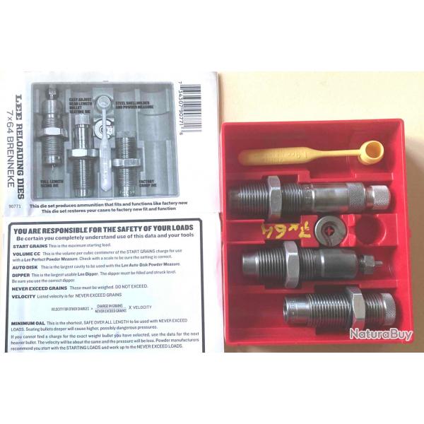 Outil de rechargement LEE 7 x 64 Mauser