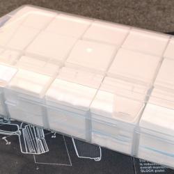 Malette 2250 Patchs de nettoyage pour armes tous calibres