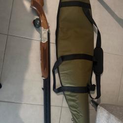 1 x Pack Chasseur ! Fusil superposé Yildiz Luxe de plaine - Cal.12/76 + mun + fourreau + nettoyage