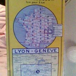 Carte Michelin - Lyon - Geneve - 74 -
