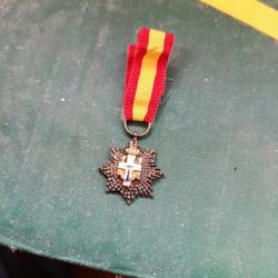 Miniature Médaille merite naval Espagne