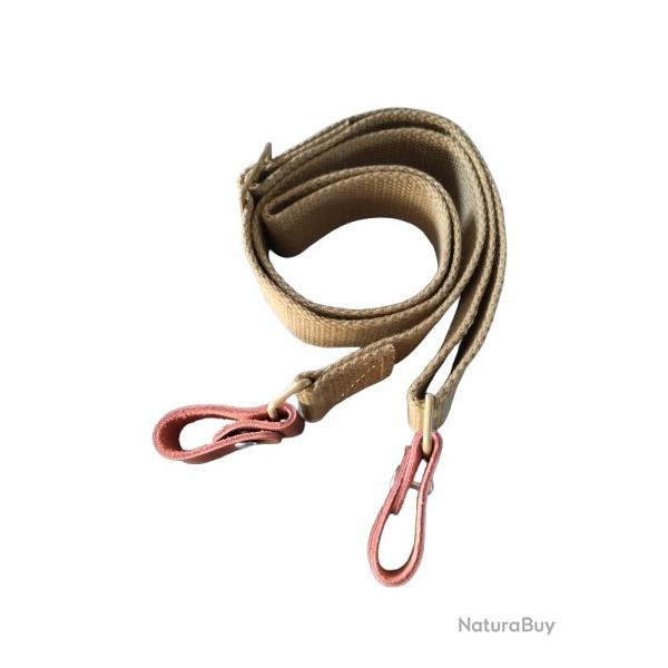 Sangle de fusil - Style ancien 2 points - Beige