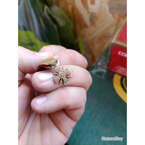 Croix de guerre miniature 14 18