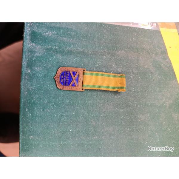 Miniature de mdaille espagnole mutil pour la patrie sous franco