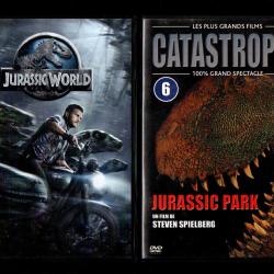 jurassic park l'original + jurassic world 2 dvd