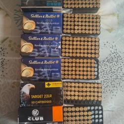Lot de 22lr a 1 euros sans  prix de réserve