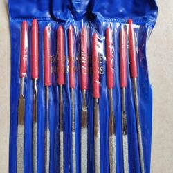 BRADE - Jeu de 10 limes aiguille diamantées diverses formes NEUVES