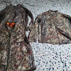 Lot vêtements chasse solognac xl occasionnant etat