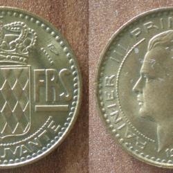 Monaco 10 Francs 1950 Piece Prince Rainier Franc