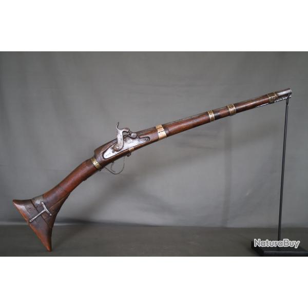 Rare fusil court moukhala bou-habba du Rif Marocain - Nord du Maroc, 19me sicle