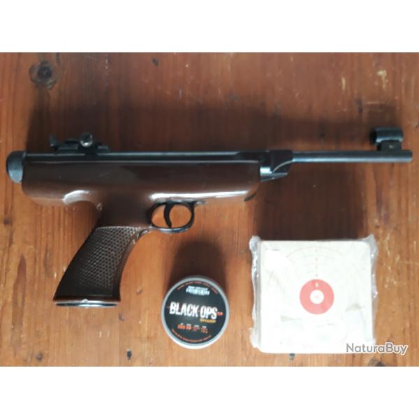 Diana pistolet a air comprimè model 5 avec boite de plomb et cibles