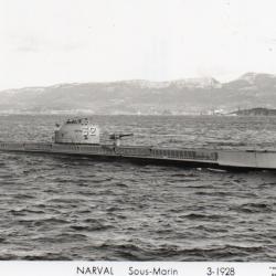 CPA - Marine de Guerre - Sous-Marin " NARVAL " 3-1928  N&deg;4117